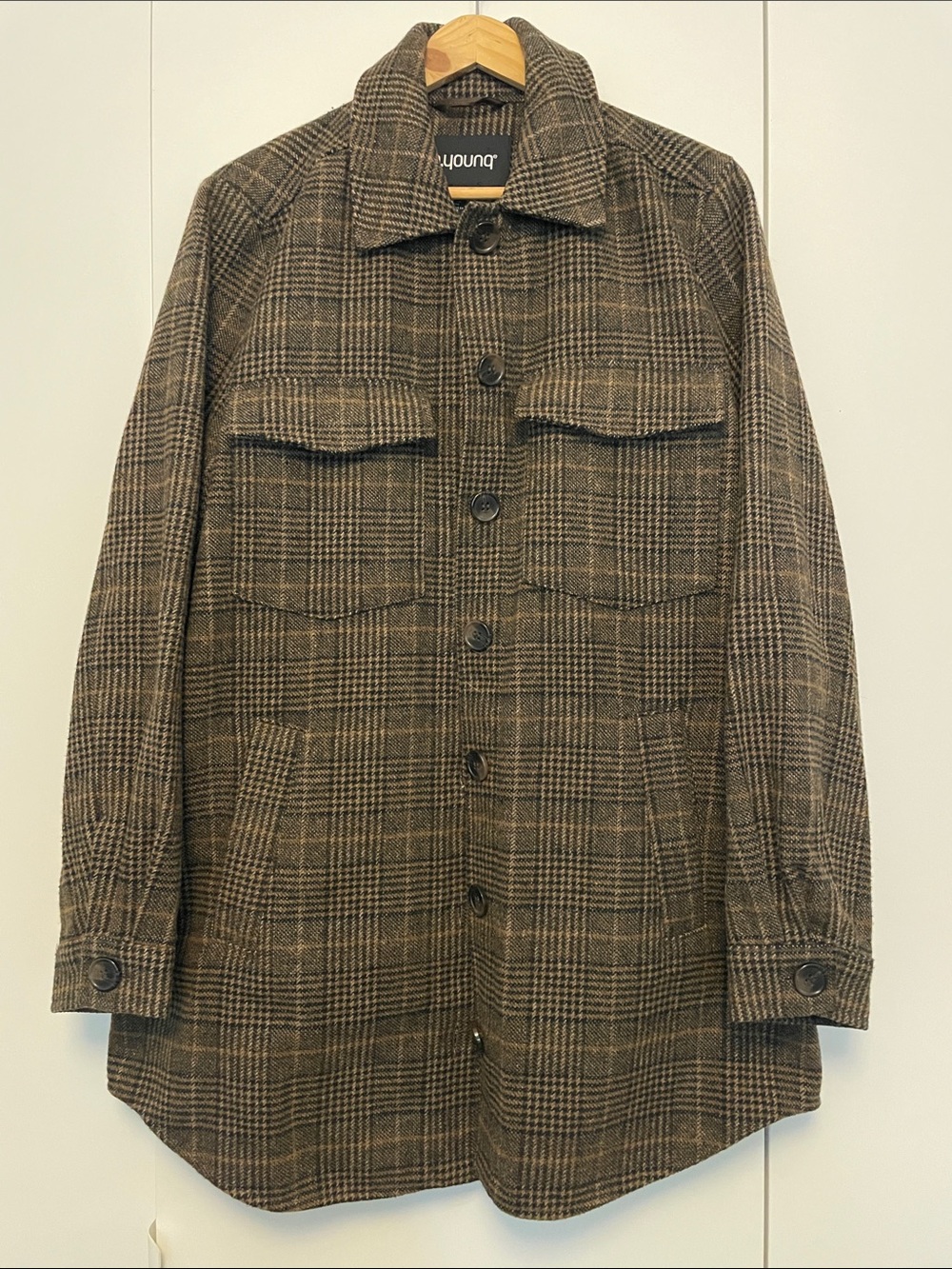 Brown Plaid Shacket